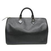 Pre-owned Leather louis-vuitton-bags Louis Vuitton Vintage , Black , D...