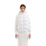 Witte Donsjas Aw24 Armani Exchange , White , Dames