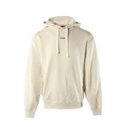 Ivoor Katoenen Sweater voor Heren Hugo Boss , Beige , Heren