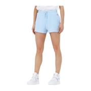 Beige Sweat Short Damesbroek Tommy Jeans , Blue , Dames