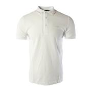 Slim Fit Witte Katoenen Polo Shirt Hugo Boss , White , Heren