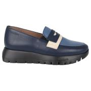 Blauwe Dames Loafers Wonders , Blue , Dames