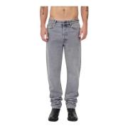 Vintage Straight Leg Jeans Won Hundred , Gray , Heren