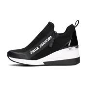 Wedge Trainer Sneakers Stijlvol Lichtgewicht Michael Kors , Black , Da...