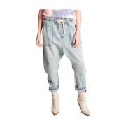 Wijde Pijp Denim Jeans One Teaspoon , Blue , Dames