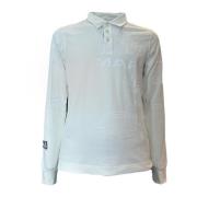 Heavy Jersey Lange Mouw Polo Off White La Martina , White , Heren