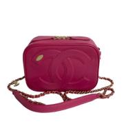 Pre-owned Leather crossbody-bags Chanel Vintage , Pink , Dames