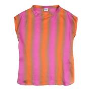 Elegante Gestreepte Top Aspesi , Multicolor , Dames