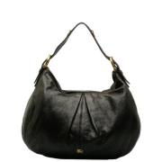 Pre-owned Leather shoulder-bags Burberry Vintage , Brown , Dames