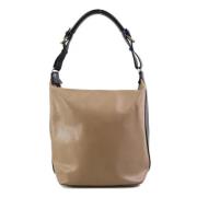 Pre-owned Leather shoulder-bags Marni Pre-owned , Beige , Dames