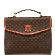 Pre-owned Canvas briefcases Celine Vintage , Brown , Dames