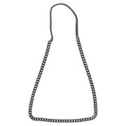 Pre-owned Metal necklaces Burberry Vintage , Black , Dames