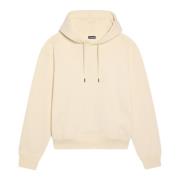 Beige Geborduurde Sweater met Capuchon Jacquemus , Beige , Heren