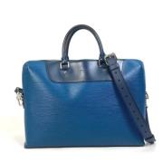 Pre-owned Leather louis-vuitton-bags Louis Vuitton Vintage , Blue , Da...