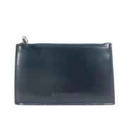 Pre-owned Leather wallets Balenciaga Vintage , Black , Dames