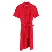 Pre-owned Cotton dresses Carolina Herrera Pre-owned , Red , Dames