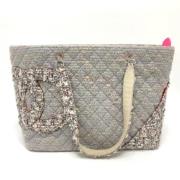 Pre-owned Fabric chanel-bags Chanel Vintage , Purple , Dames