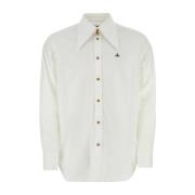 Klassieke Witte Poplin Overhemd Vivienne Westwood , White , Heren