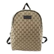 Pre-owned Canvas gucci-bags Gucci Vintage , Beige , Dames