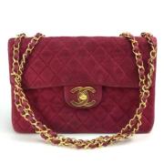 Pre-owned Leather chanel-bags Chanel Vintage , Red , Dames