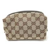 Pre-owned Canvas gucci-bags Gucci Vintage , Beige , Dames