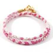 Pre-owned Metal bracelets Hermès Vintage , Pink , Dames