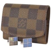 Pre-owned Canvas wallets Louis Vuitton Vintage , Brown , Dames