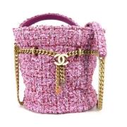 Pre-owned Fabric chanel-bags Chanel Vintage , Pink , Dames