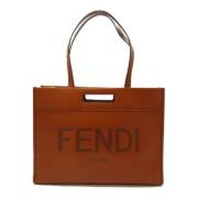 Pre-owned Leather fendi-bags Fendi Vintage , Brown , Dames