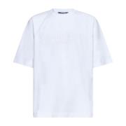 Witte T-shirts en Polos Jacquemus , White , Heren