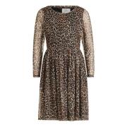 Bloemen Maxi Jurk met Gerimpeld Detail vera mont , Brown , Dames