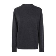 Antraciet Melange Sweater Loulou Studio , Gray , Dames