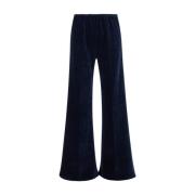 Gebreide Corduroy Broek Forte Forte , Blue , Dames