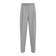 Grijze Casual Broek Jil Sander , Gray , Dames