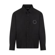 Cirkel Shirt in Zwart Craig Green , Black , Heren