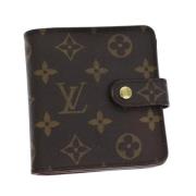 Pre-owned Canvas wallets Louis Vuitton Vintage , Brown , Dames