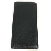 Pre-owned Leather wallets Louis Vuitton Vintage , Black , Dames