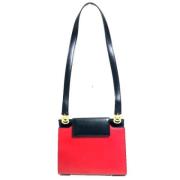 Pre-owned Leather celine-bags Celine Vintage , Red , Dames