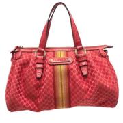 Pre-owned Canvas celine-bags Celine Vintage , Red , Dames