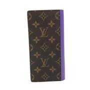 Pre-owned Canvas wallets Louis Vuitton Vintage , Brown , Dames