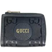 Pre-owned Leather wallets Gucci Vintage , Black , Dames