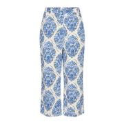 Straight Trousers Soyaconcept , Blue , Dames