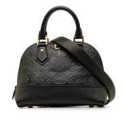 Pre-owned Leather louis-vuitton-bags Louis Vuitton Vintage , Black , D...