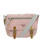 Pre-owned Nylon prada-bags Prada Vintage , Pink , Dames