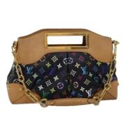 Pre-owned Canvas handbags Louis Vuitton Vintage , Black , Dames