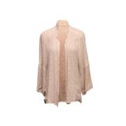 Pre-owned Wool outerwear Chanel Vintage , Pink , Dames