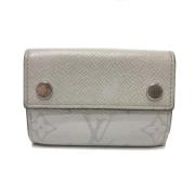 Pre-owned Fabric wallets Louis Vuitton Vintage , White , Dames