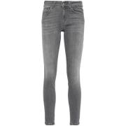 Monroe Skinny Jeans Dondup , Gray , Dames