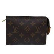 Pre-owned Canvas pouches Louis Vuitton Vintage , Brown , Dames