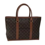 Pre-owned Canvas totes Louis Vuitton Vintage , Brown , Dames